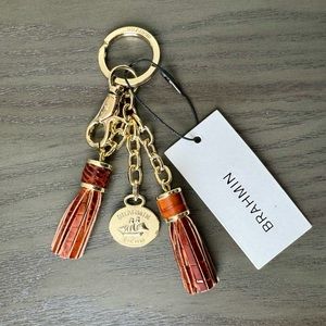 Brahmin Tassel Key Ring - Pecan Melbourne
